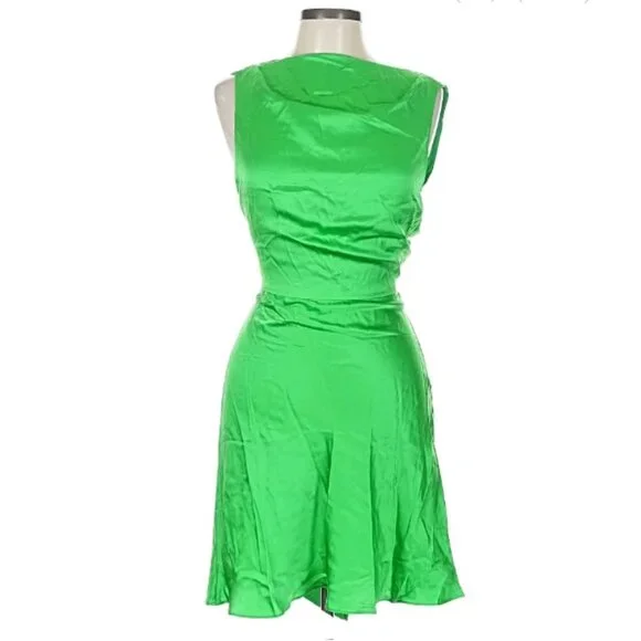 Amanda Uprichard | Dresses | Amanda Uprichard Tie Back Cocktail Dress In Green | Poshmark Amanda Uprichard | Dresses | Amanda Uprichard Tie Back Cocktail Dress In Green | Poshmark
